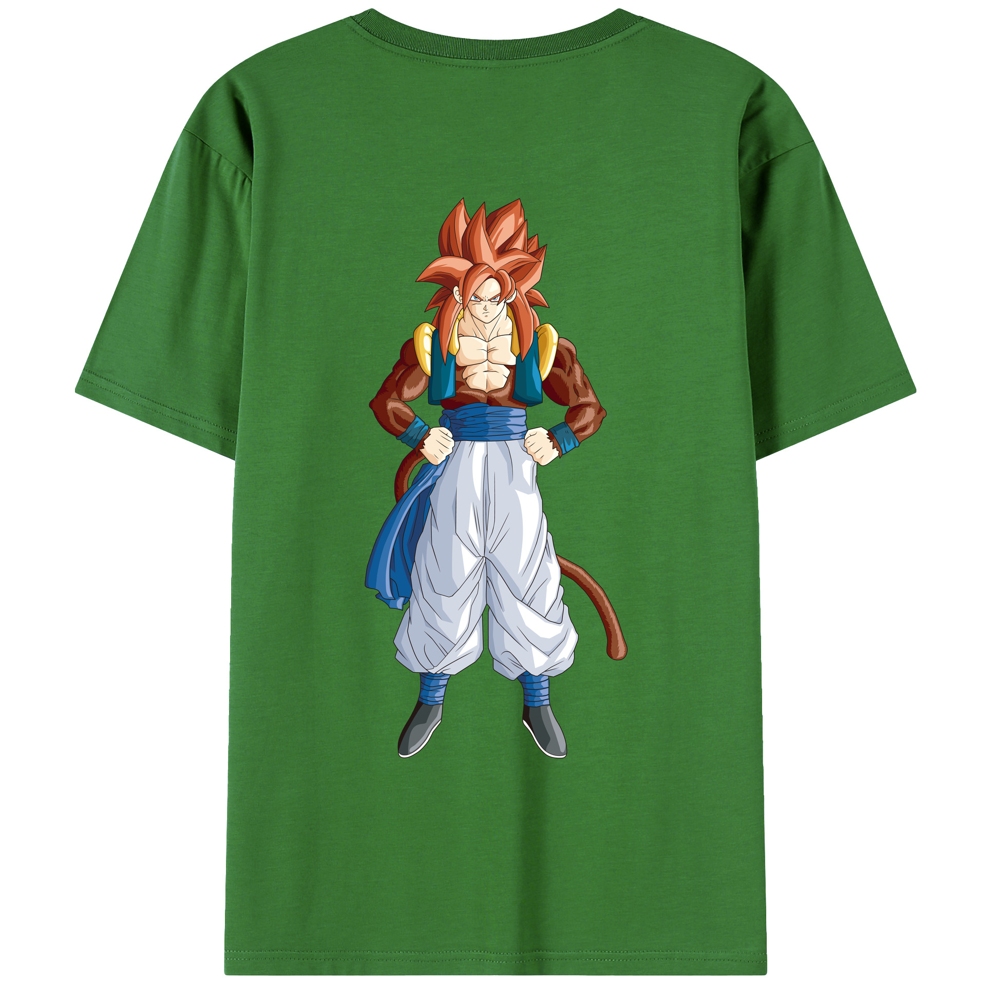 （画像用） ドラゴンボール 孫悟空（そん ごくう）Son Goku カカロット DRAGON BALL Kakarotto レディース半袖Tシャツ(バックプリント)
